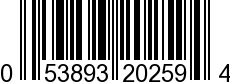 UPC-A <b>053893202594 / 0 53893 20259 4