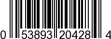 UPC-A <b>053893204284 / 0 53893 20428 4