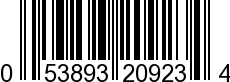 UPC-A <b>053893209234 / 0 53893 20923 4