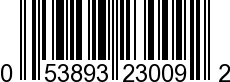 UPC-A <b>053893230092 / 0 53893 23009 2