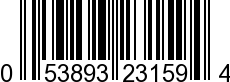 UPC-A <b>053893231594 / 0 53893 23159 4