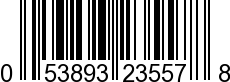 UPC-A <b>053893235578 / 0 53893 23557 8