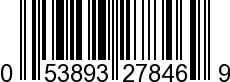UPC-A <b>053893278469 / 0 53893 27846 9