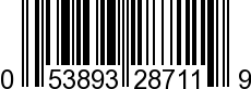 UPC-A <b>053893287119 / 0 53893 28711 9