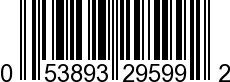 UPC-A <b>053893295992 / 0 53893 29599 2