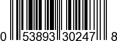 UPC-A <b>053893302478 / 0 53893 30247 8
