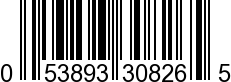 UPC-A <b>053893308265 / 0 53893 30826 5