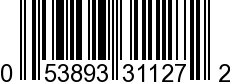 UPC-A <b>053893311272 / 0 53893 31127 2