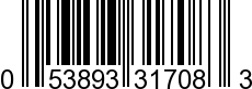 UPC-A <b>053893317083 / 0 53893 31708 3