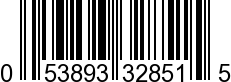 UPC-A <b>053893328515 / 0 53893 32851 5