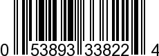 UPC-A <b>053893338224 / 0 53893 33822 4