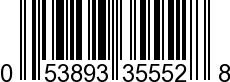 UPC-A <b>053893355528 / 0 53893 35552 8