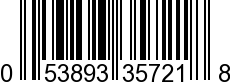 UPC-A <b>053893357218 / 0 53893 35721 8