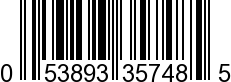 UPC-A <b>053893357485 / 0 53893 35748 5