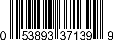 UPC-A <b>053893371399 / 0 53893 37139 9