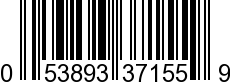 UPC-A <b>053893371559 / 0 53893 37155 9