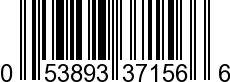 UPC-A <b>053893371566 / 0 53893 37156 6