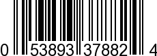 UPC-A <b>053893378824 / 0 53893 37882 4