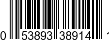 UPC-A <b>053893389141 / 0 53893 38914 1