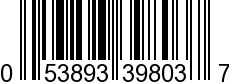 UPC-A <b>053893398037 / 0 53893 39803 7