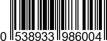 EAN-13: 053893398600 / 0 053893 398600