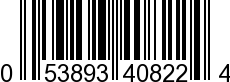 UPC-A <b>053893408224 / 0 53893 40822 4