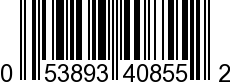 UPC-A <b>053893408552 / 0 53893 40855 2