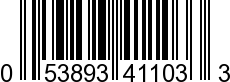 UPC-A <b>053893411033 / 0 53893 41103 3