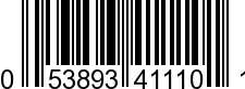 UPC-A <b>053893411101 / 0 53893 41110 1