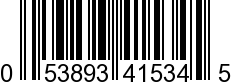 UPC-A <b>053893415345 / 0 53893 41534 5