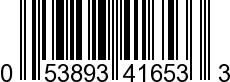 UPC-A <b>053893416533 / 0 53893 41653 3