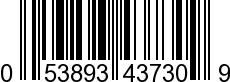 UPC-A <b>053893437309 / 0 53893 43730 9