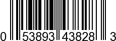 UPC-A <b>053893438283 / 0 53893 43828 3