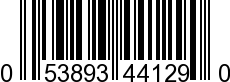 UPC-A <b>053893441290 / 0 53893 44129 0