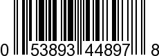 UPC-A <b>053893448978 / 0 53893 44897 8