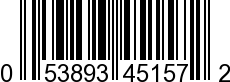 UPC-A <b>053893451572 / 0 53893 45157 2