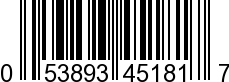 UPC-A <b>053893451817 / 0 53893 45181 7