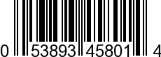 UPC-A <b>053893458014 / 0 53893 45801 4