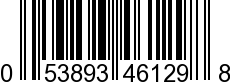 UPC-A <b>053893461298 / 0 53893 46129 8