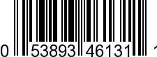 UPC-A <b>053893461311 / 0 53893 46131 1