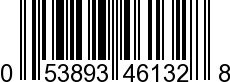 UPC-A <b>053893461328 / 0 53893 46132 8