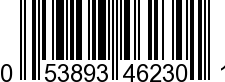 UPC-A <b>053893462301 / 0 53893 46230 1