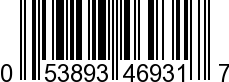 UPC-A <b>053893469317 / 0 53893 46931 7