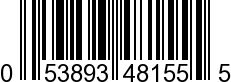 UPC-A <b>053893481555 / 0 53893 48155 5