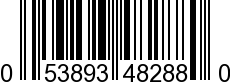 UPC-A <b>053893482880 / 0 53893 48288 0