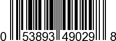 UPC-A <b>053893490298 / 0 53893 49029 8