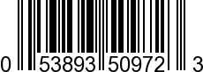 UPC-A <b>053893509723 / 0 53893 50972 3