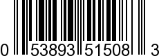 UPC-A <b>053893515083 / 0 53893 51508 3