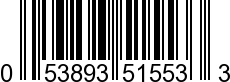 UPC-A <b>053893515533 / 0 53893 51553 3