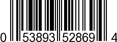 UPC-A <b>053893528694 / 0 53893 52869 4